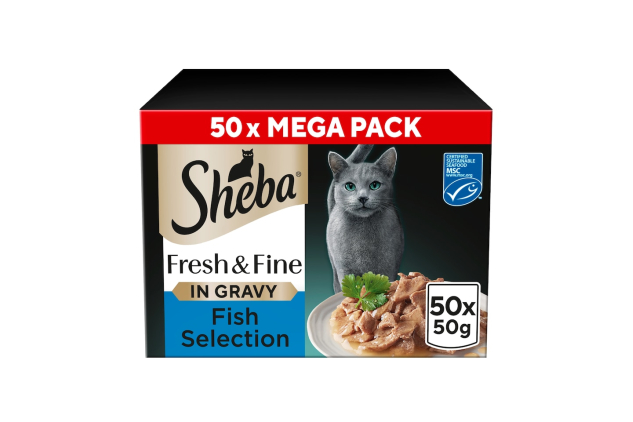 Sheba Fresh & Fine Fish in Gravy 50 x 50g
