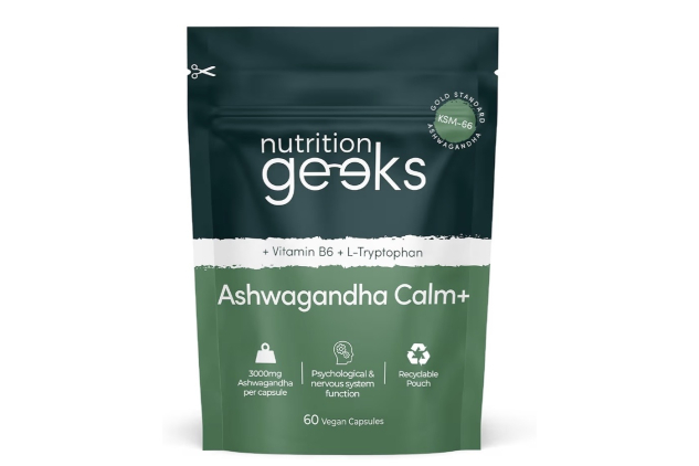 Nutrition Geeks Ashwagandha Calm+ 60 Capsules