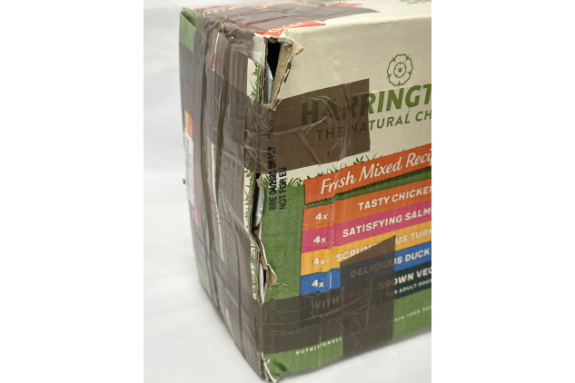 Harringtons Grain Free Variety Selection Wet Dog Food 16 x 400g (Packaging May Vary) Damaged Outer Box Packaging