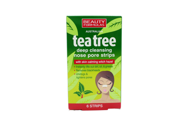 Beauty Formulas Tea Tree Nose Pore Strips 6 Pack