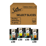 Sheba Select Slices Poultry in Gravy 120 x 85g