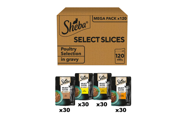 Sheba Select Slices Poultry in Gravy 120 x 85g