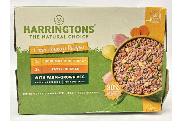 Harringtons Poultry Wet Dog Food 6 x 400g