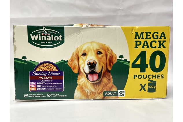 Winalot Sunday Dinner Dog Food 40 x 100g