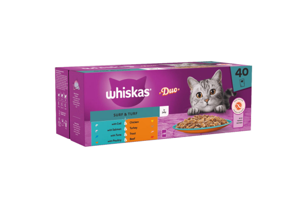 Whiskas Duo Surf & Turf Cat Food 40 x 85g