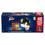 FELIX Doubly Delicious Cat Food 40 x 85g