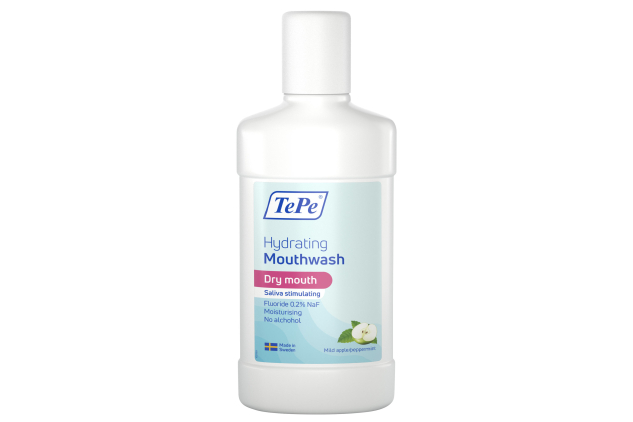 TePe Hydrating Apple & Peppermint Mouthwash 500ml