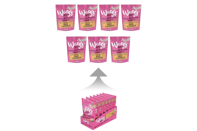 Wagg Ham & Cheese Toastie Dog Treats 7 x 125g