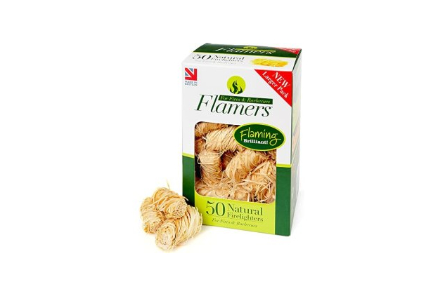 Certainly Wood Flamers Natural Firelighters 50 Pack