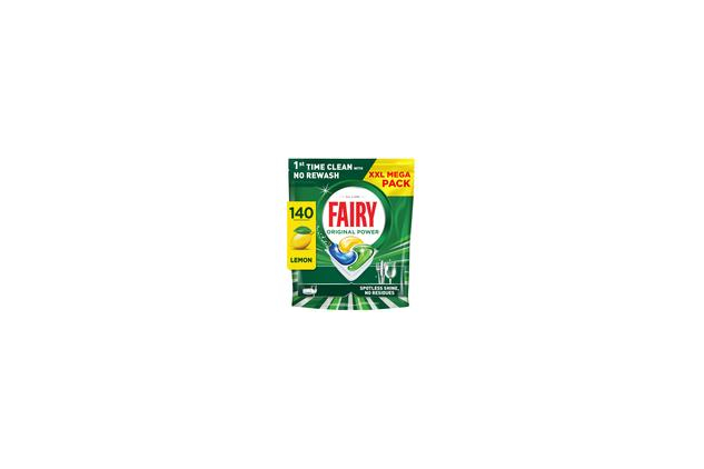 Fairy Original Power Lemon Dishwasher Tablets 140