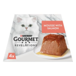 Gourmet Revelations Salmon Mousse Cat Food 4x57g