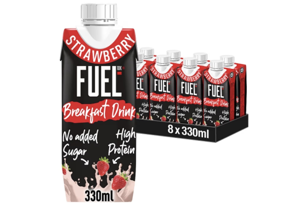 FUEL10K Strawberry Protein Breakfast Drink 8 x 330ml