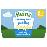 Heinz Creamy Rice Pudding 6+ Months 4 x 100g