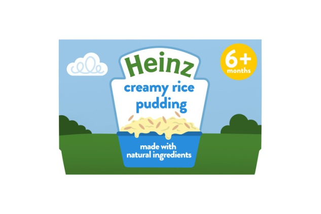 Heinz Creamy Rice Pudding 6+ Months 4 x 100g
