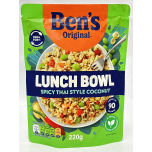 Ben's Original Lunch Bowl Spicy Thai Style Coconut Pouch 220g