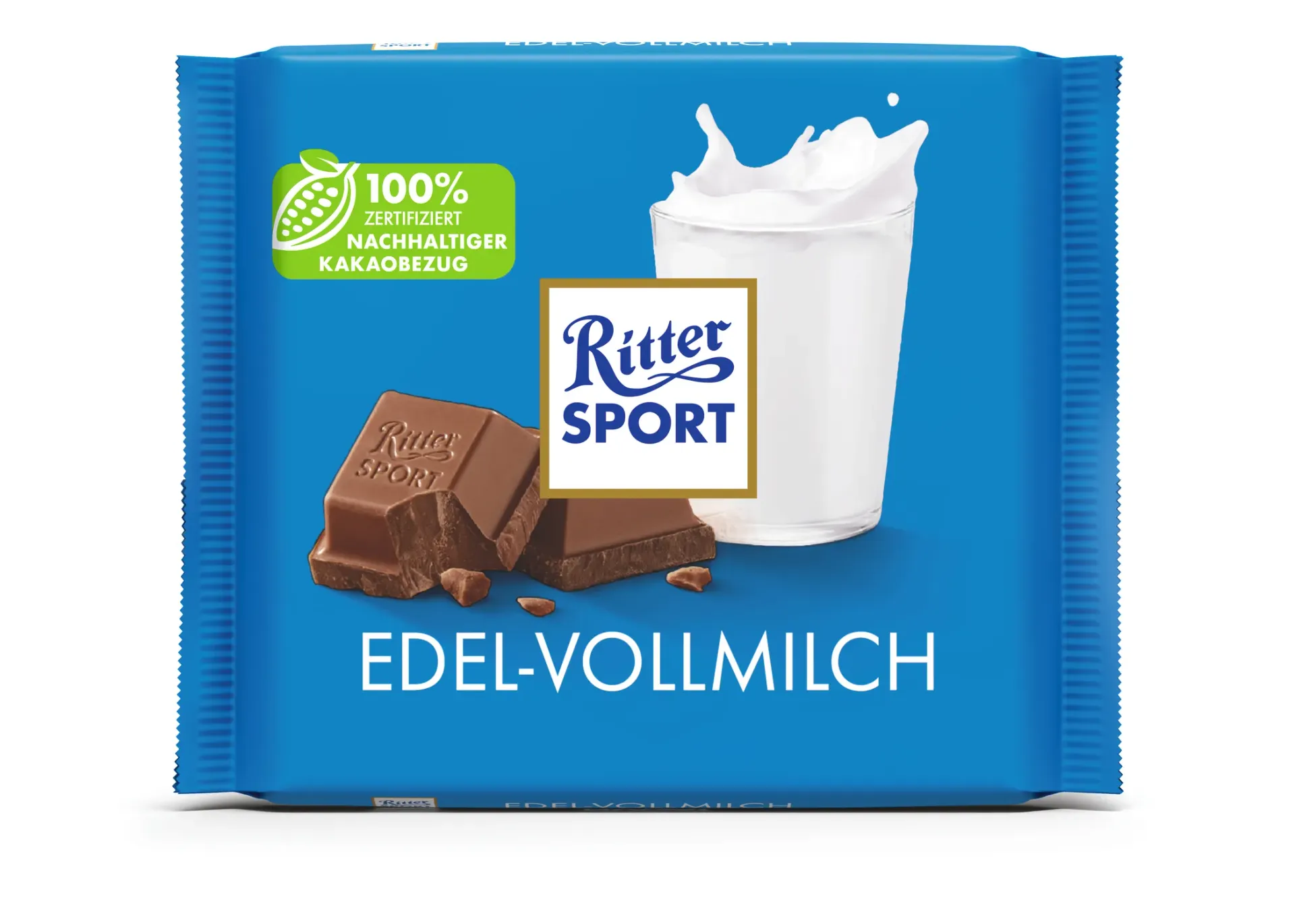 Ritter Sport Fine Milk Chocolate 100g