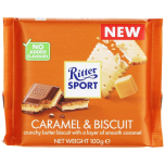 Ritter Sport Caramel & Biscuit Chocolate 100g