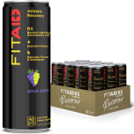 FITAID RX Sour Grape Recovery Drink 12 x 355ml