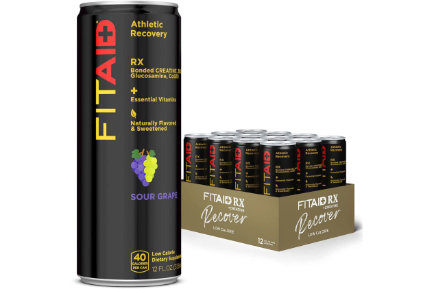 FITAID RX Sour Grape Recovery Drink 12 x 355ml