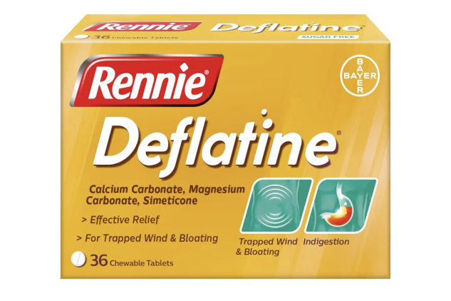 Rennie Deflatine Sugar-Free Mint 36 Tablets