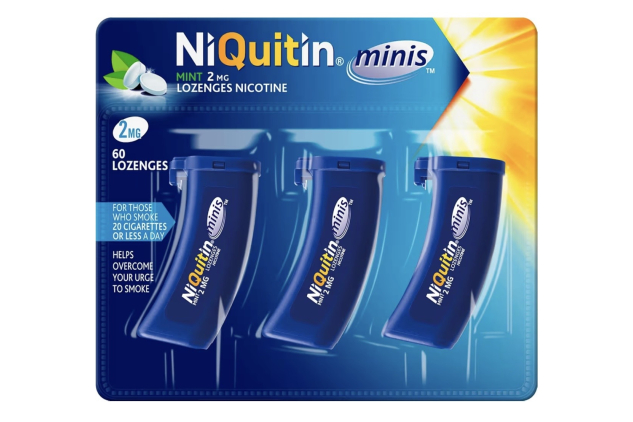 NiQuitin Minis Mint 2mg Nicotine Lozenges 60 Pack
