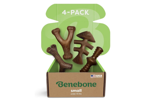 Benebone Small Dog Chew Toy Variety Pack 4 Pack