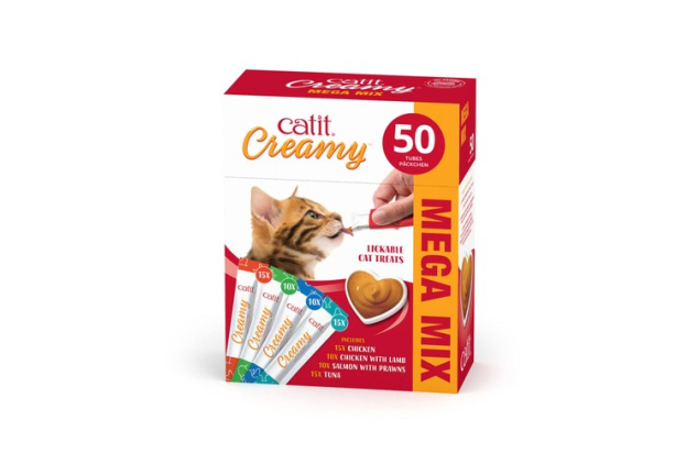 Catit Creamy Mega Mix Cat Treats 50 x 10g