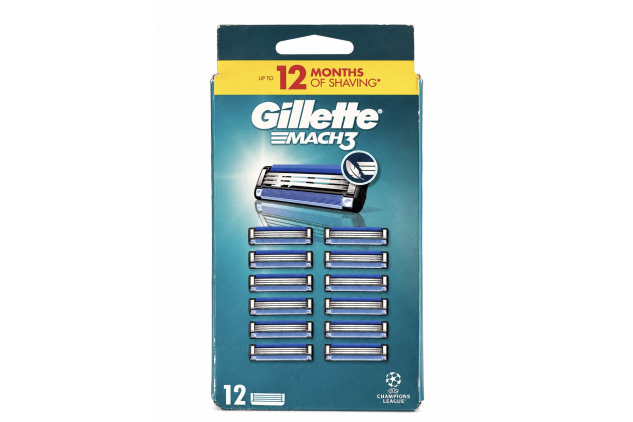 Gillette Mach3 Razor Blade Refills 12 Pack