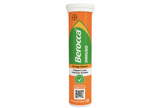 Berocca Immuno Orange 15 Effervescent Tablets