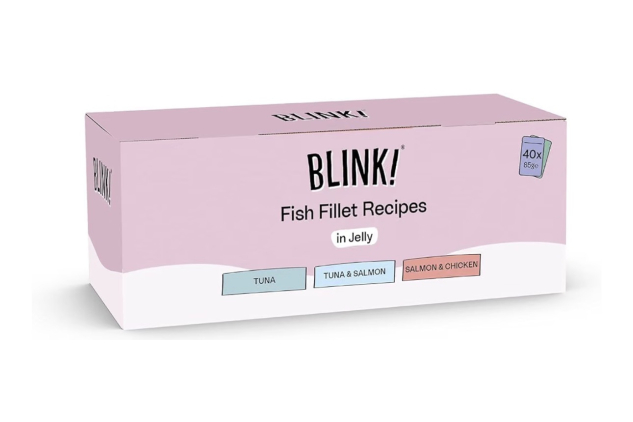Blink! Adult Cat Wet Food Fish Selection In Jelly 40x85g | Damaged Outer Box Packaging