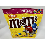 M&Ms Peanut Chocolate Party Bulk Bag, Chocolate Gift Sweets, 5 X 1kg = 5KG TOTAL