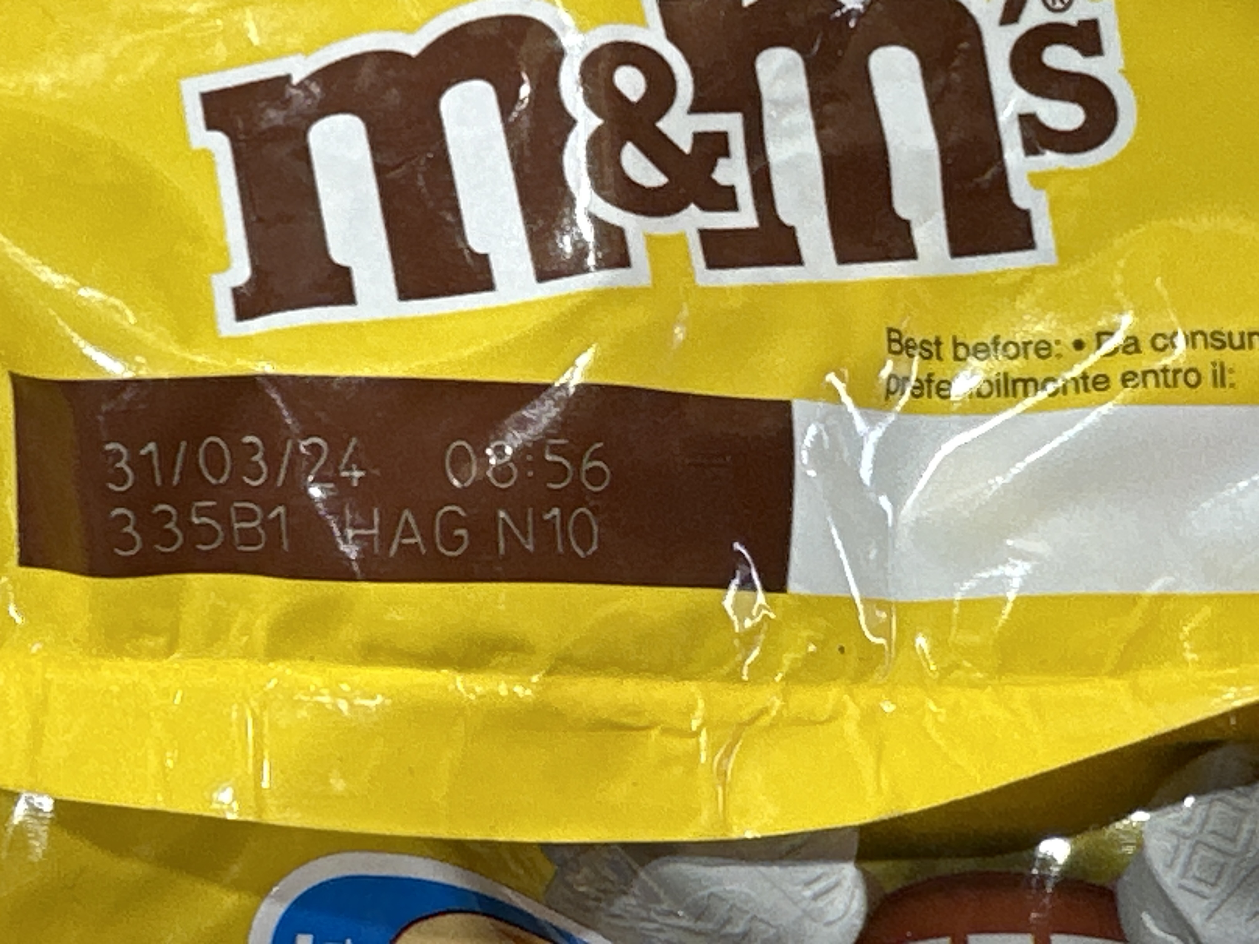 M&Ms Peanut Chocolate Party Bulk Bag, Chocolate Gift Sweets, 5 X 1kg = 5KG  TOTAL - BEST BEFORE DATE 26/11/2023
