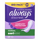 Always Discreet for Sensitive Bladder Normal Pads 24 Count