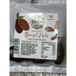 Biona Organic Dark Chocolate Covered Brazil Nuts 80g – Vegetarian, GMO Free