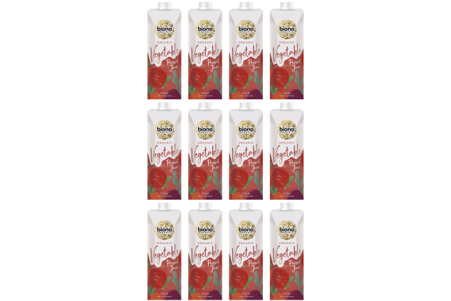 Biona Organic Vegetable Pressed Juice 12 x 500ml – Not From Concentrate