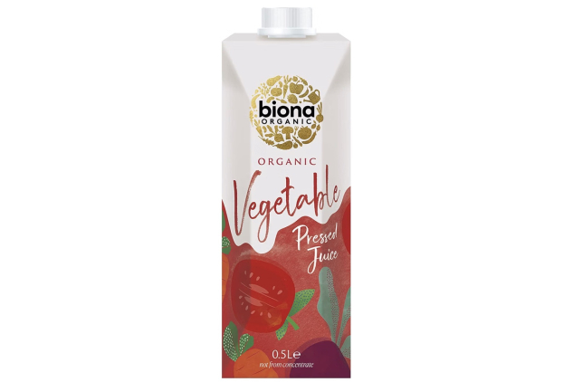 Biona Organic Vegetable Pressed Juice 12 x 500ml – Not From Concentrate