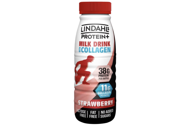 Lindahls Protein+ Strawberry Milk Drink with Collagen 6 x 500ml – 38g Protein