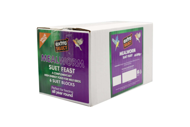 Extra Select Mealworm Suet Blocks 6 x 300g