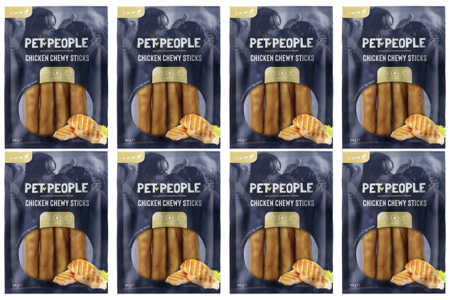 Pet People Chicken Chewy Sticks 8 x 100g