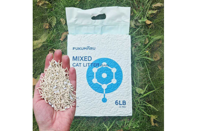 FUKUMARU Mixed SAP Cat Litter White Tea 2.7kg