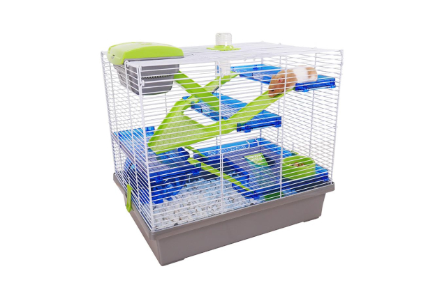 Rosewood Pico XL Hamster Cage Silver & Green