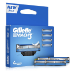 Gillette Mach3 Razor Blade Refills 4 Pack