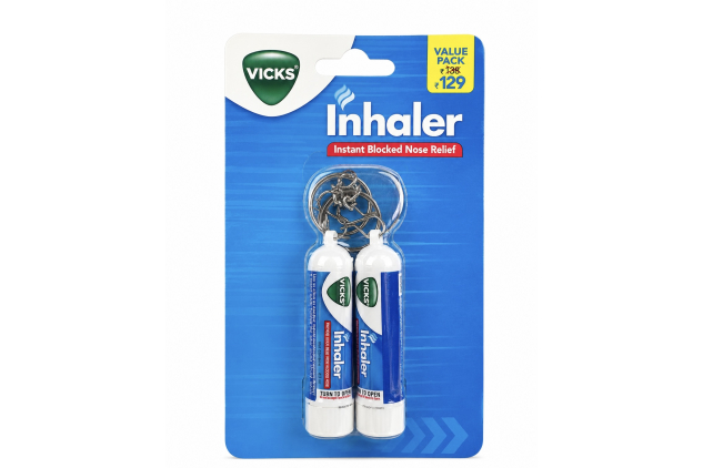 Vicks Inhaler Instant Blocked Nose Relief Value Pack – 2 Pack