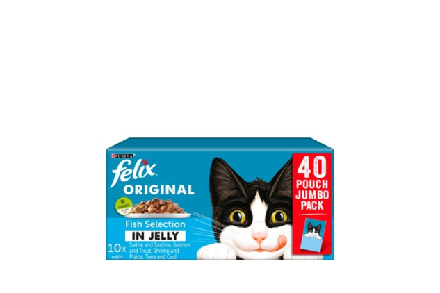 Felix Original Fish Selection in Jelly 40 x 85g