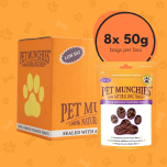 Pet Munchies Liver & Chicken Treats 8 x 50g