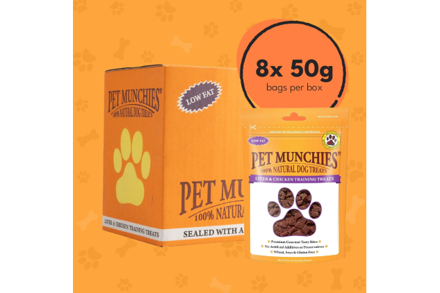 Pet Munchies Liver & Chicken Treats 8 x 50g