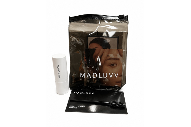 MADLUVV Brow Stamp Kit With 6 Stencils Easy Natural-Looking Brows (Blonde)