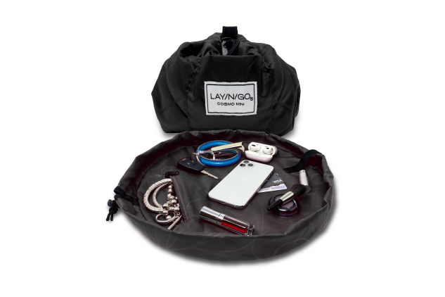 Lay-n-Go COSMO Mini 16in Black Makeup Bag