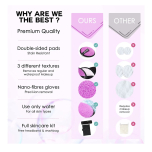 Reusable Makeup Remover Set and Eye Makeup Remover Pads 7 Pack