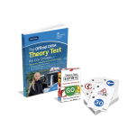 Theory Test Revision Kit – Official DVSA Theory Test for Car Drivers Book + 128 Road Sign Flash Cards – UK Driving Test Study Set